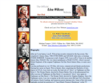 Tablet Screenshot of lisawilcox.com